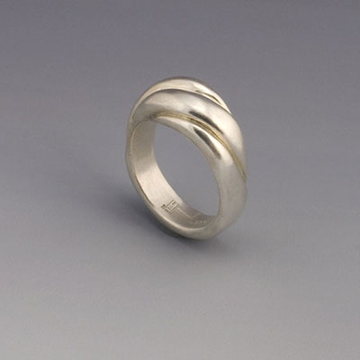 silver twist ring