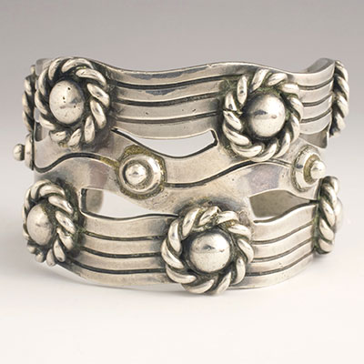 Spratling Silver River of Life cuff bracelet - for sale