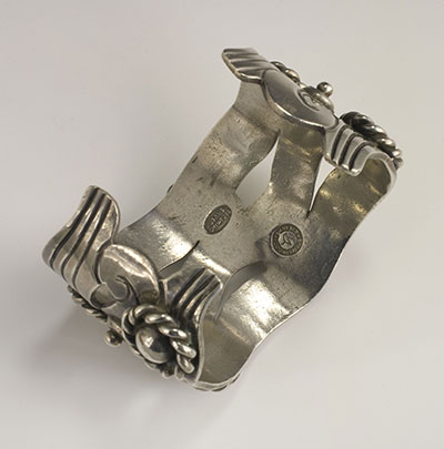 Spratling River of Life silver cuff