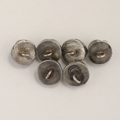 William Spratling Silver Knot Button