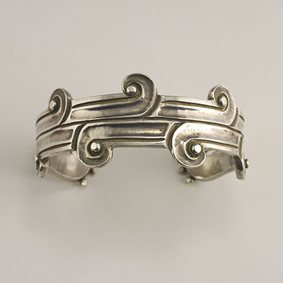 William Spratling Silver Cholula Cuff Bracelet